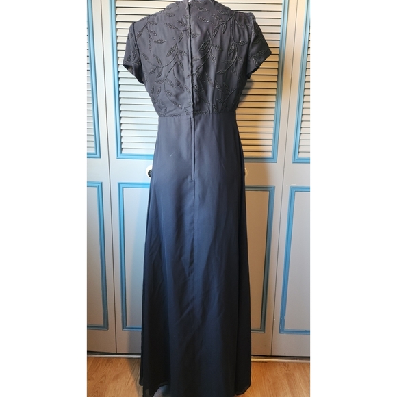 Vintage Black New Image Beaded Gown - Picture 8 of 15